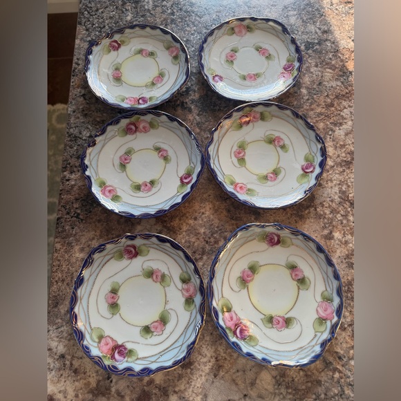 Nippon Other - Vintage Hand-Painted Nippon Porcelain Dishes